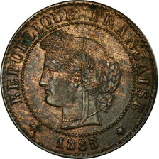 Moeda, França, Cérès, Centime, 1885, Paris, EF(40-45), Bronze, KM:826.1