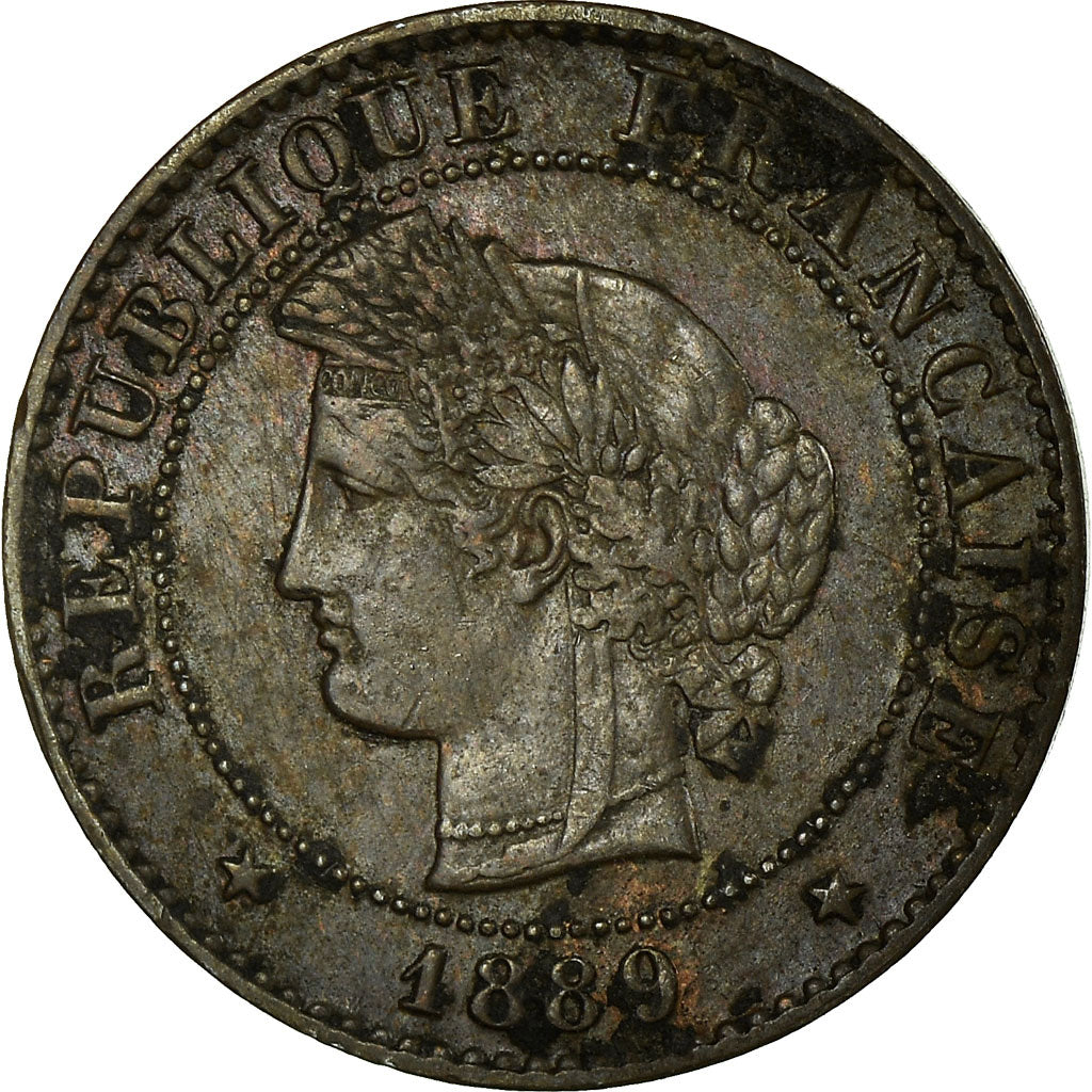 Münze, Frankreich, Cérès, Centime, 1889, Paris, SS, Bronze, KM:826.1