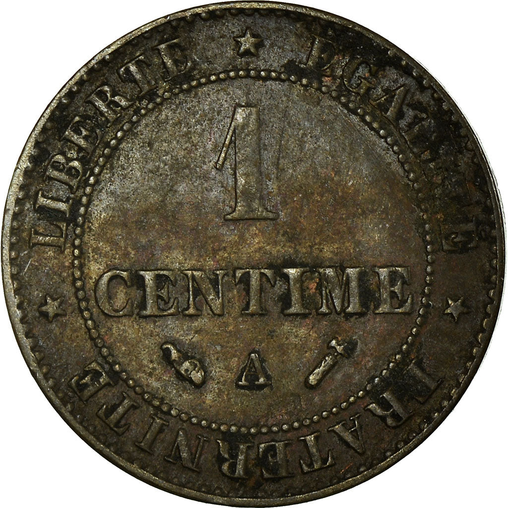 Münze, Frankreich, Cérès, Centime, 1889, Paris, SS, Bronze, KM:826.1