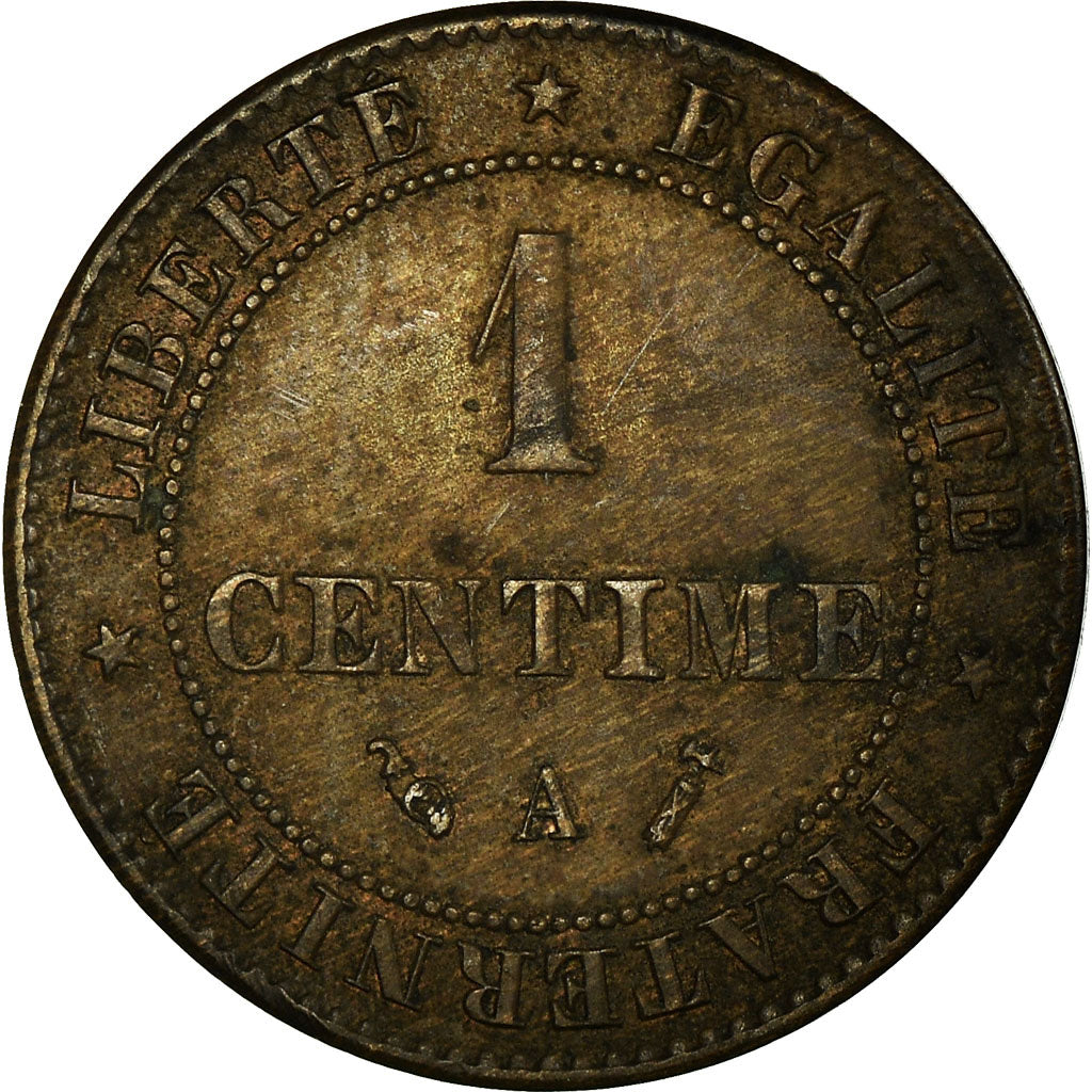 Monnaie, France, Cérès, Centime, 1893, Paris, TTB, Bronze, Gadoury:88