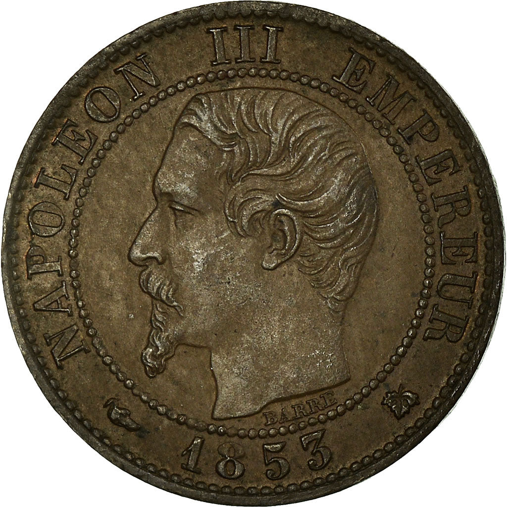 Monnaie, France, Napoleon III, Napoléon III, Centime, 1853, Bordeaux, SUP