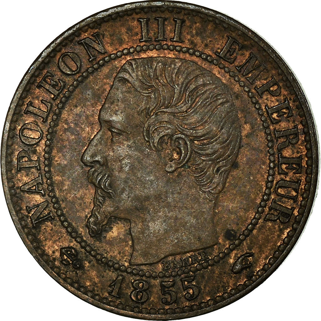 Münze, Frankreich, Napoleon III, Napoléon III, Centime, 1855, Paris, SS+