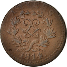 FRENCH STATES, ANTWERP, 5 Centimes, 1814, KM:4.1