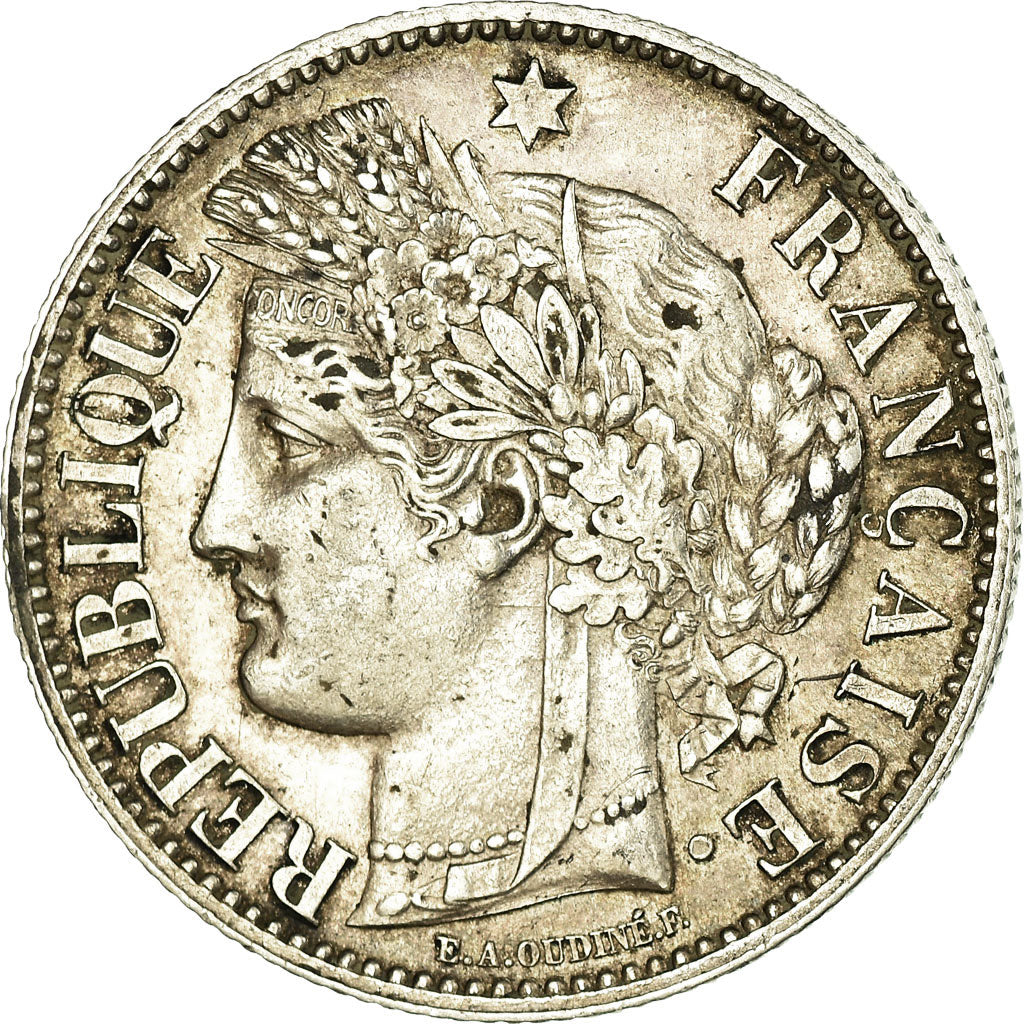 Coin, France, Cérès, 2 Francs, 1894, Paris, AU(50-53), Silver, KM:817.1