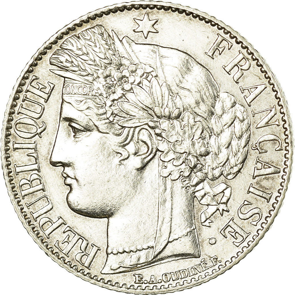 Münze, Frankreich, Cérès, Franc, 1888, Paris, VZ, Silber, KM:822.1