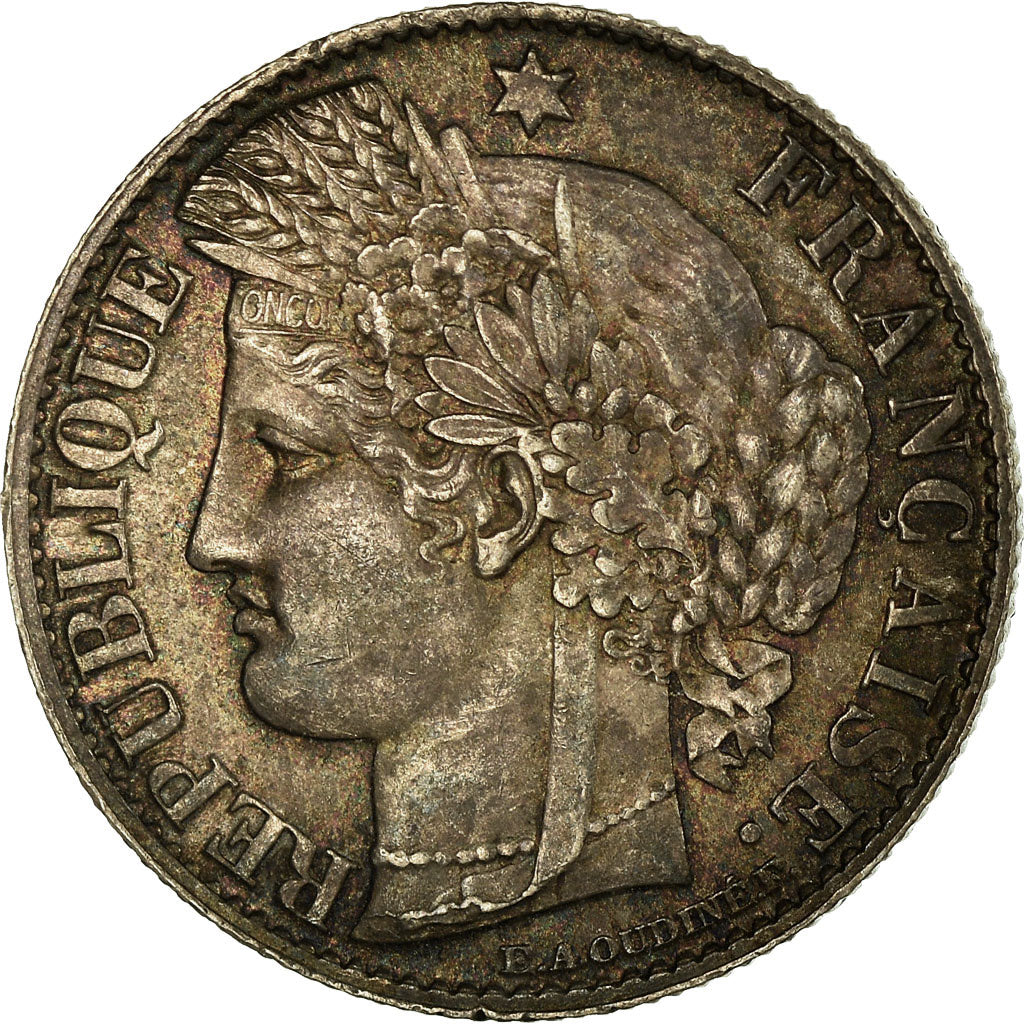 Münze, Frankreich, Cérès, 50 Centimes, 1882, Paris, VZ, Silber, KM:834.1