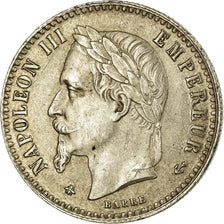 Monnaie, France, Napoleon III, Napoléon III, 50 Centimes, 1867, Paris, SUP+