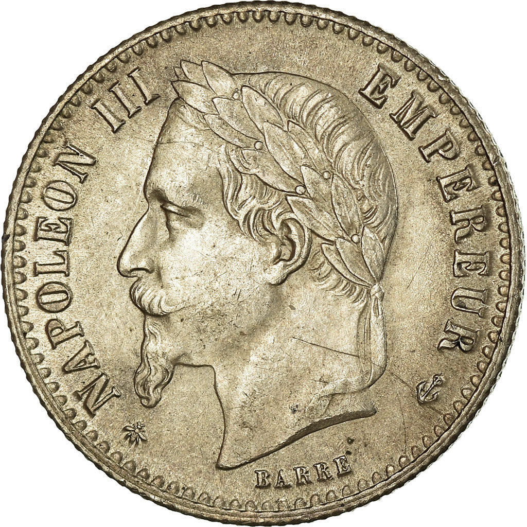 Moneda, Francia, Napoleon III, Napoléon III, 50 Centimes, 1864, Paris, EBC
