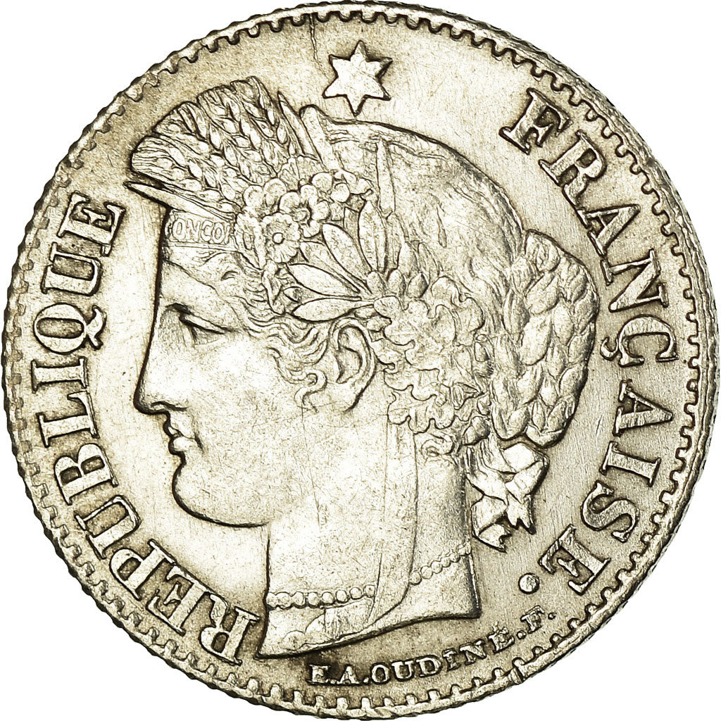 Monnaie, France, Cérès, 20 Centimes, 1850, Paris, SUP, Argent, Gadoury:303