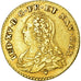 Coin, France, Louis XV, 1/2 Louis d'or aux lunettes, 1727, Poitiers