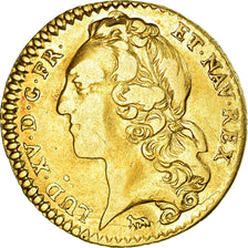 Monnaie, France, Louis XV, 1/2 Louis d'or au bandeau, 1753, Paris