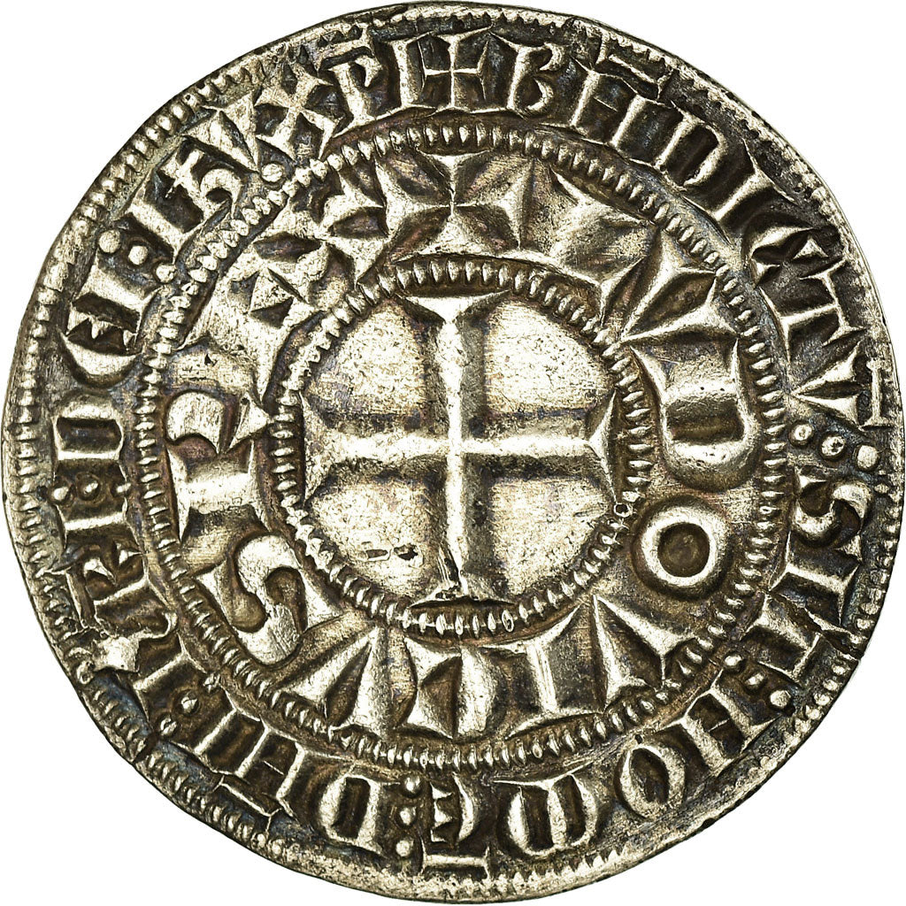 Münze, Frankreich, Louis IX, Gros Tournois, VZ, Silber, Duplessy:190A