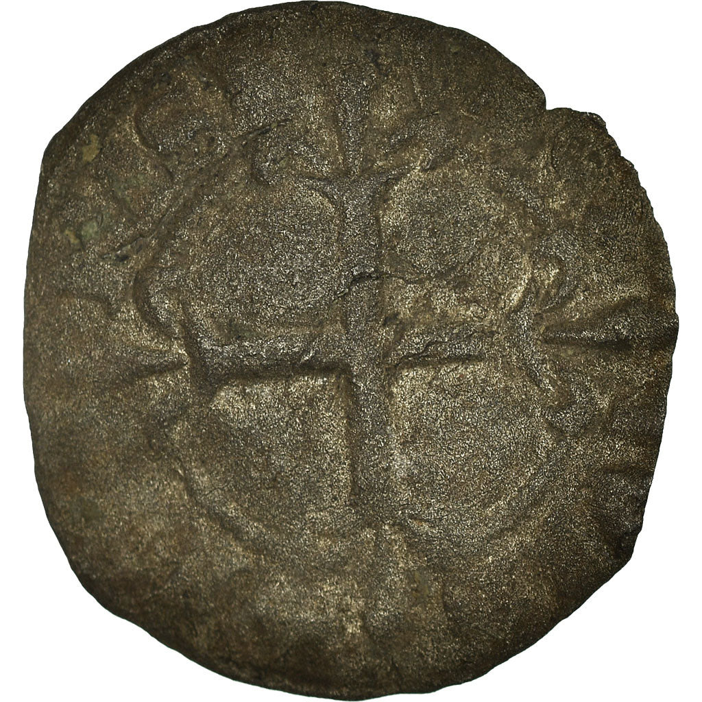 Coin, France, Henri VI, Denier Parisis, Paris, VF(20-25), Silver, Duplessy:448