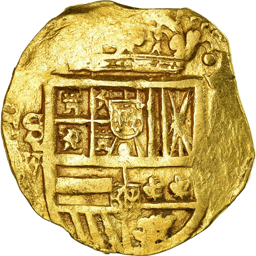 Coin, Spain, 2 Escudos, Seville, EF(40-45), Gold