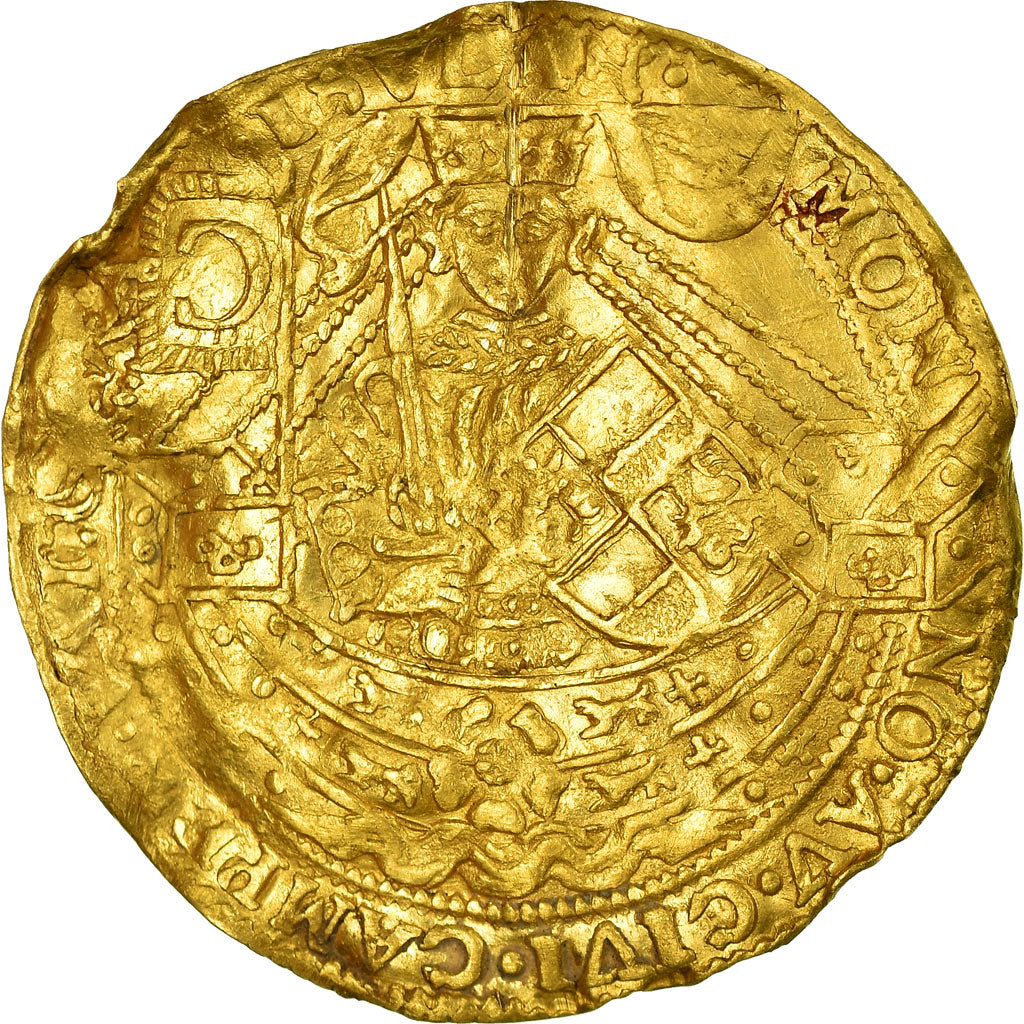 Coin, Netherlands, Half Noble, Campen, VF(30-35), Gold
