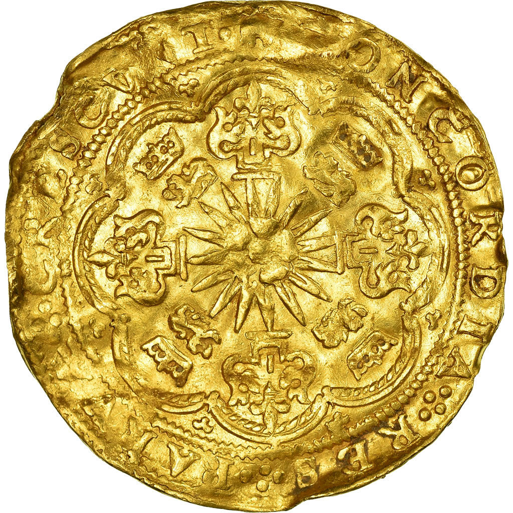 Coin, Netherlands, Half Noble, Campen, VF(30-35), Gold