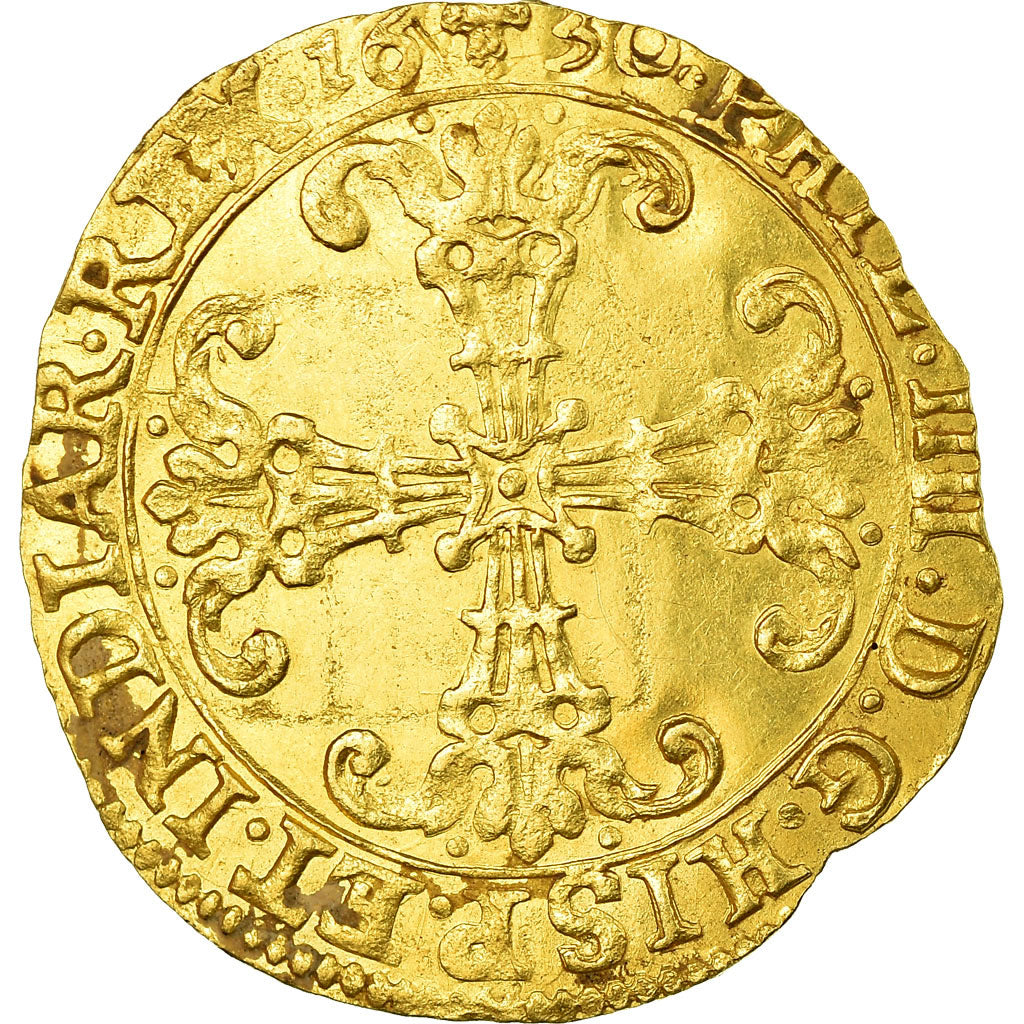 Coin, Spanish Netherlands, Philip IV, Couronne D'or, 1630, Brussels, EF(40-45)