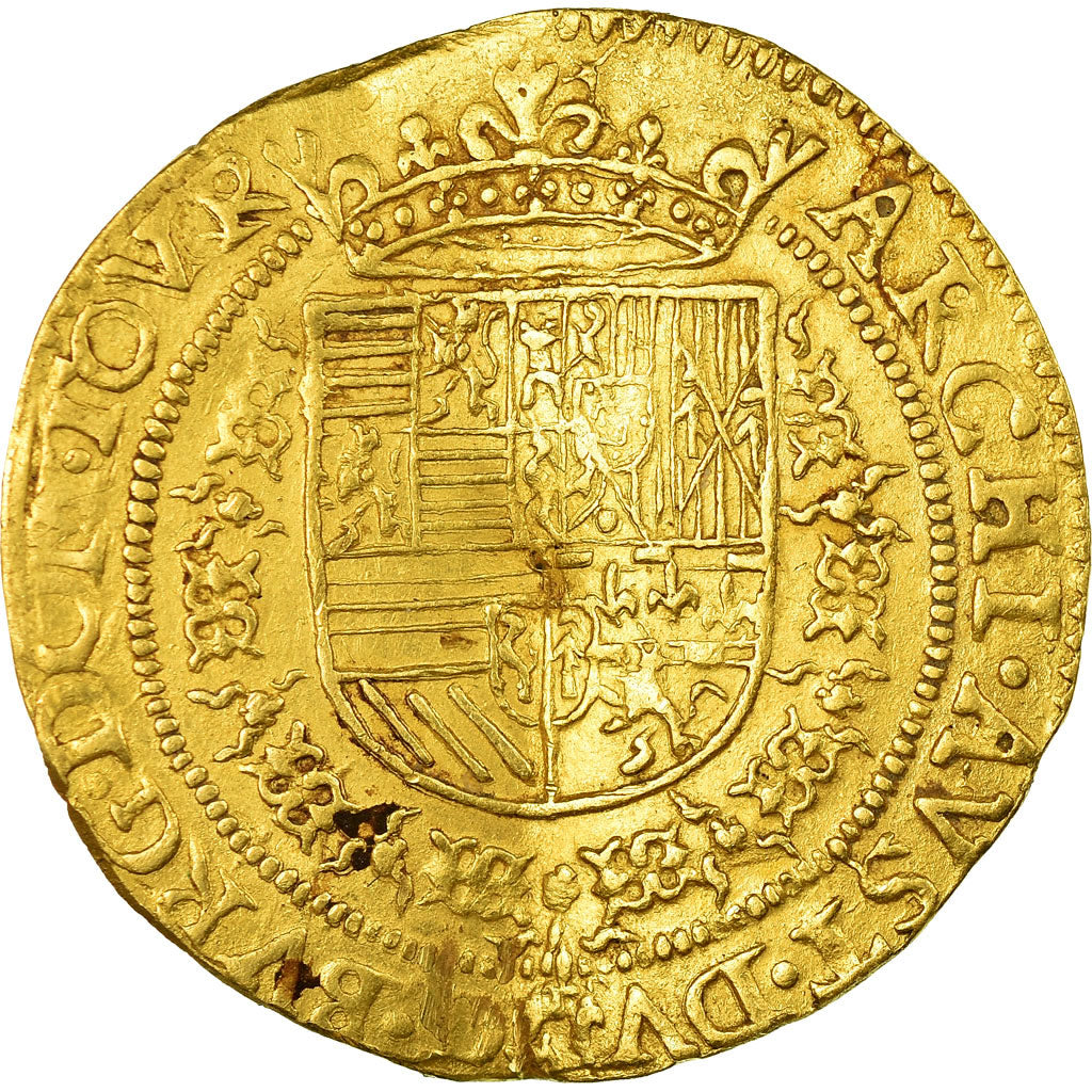 Monnaie, Pays-Bas espagnols, Albert & Isabelle, Double Ducat, Tournai, TTB+, Or
