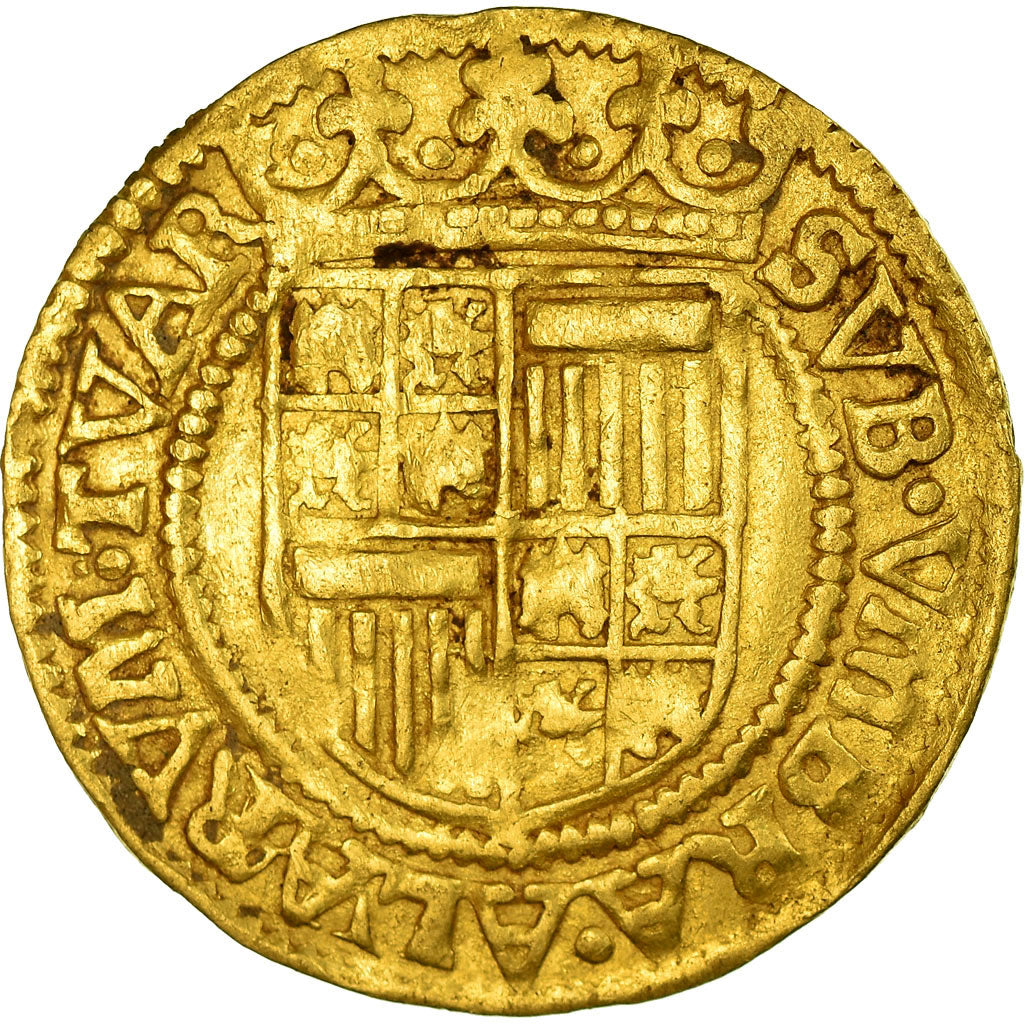 Coin, Netherlands, Ferdinand & Isabella, Ducat, Campen, EF(40-45), Gold