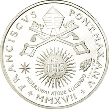 Vatican, Pape François, 10 Euro, Journée des malades, 2017, FDC, Argent