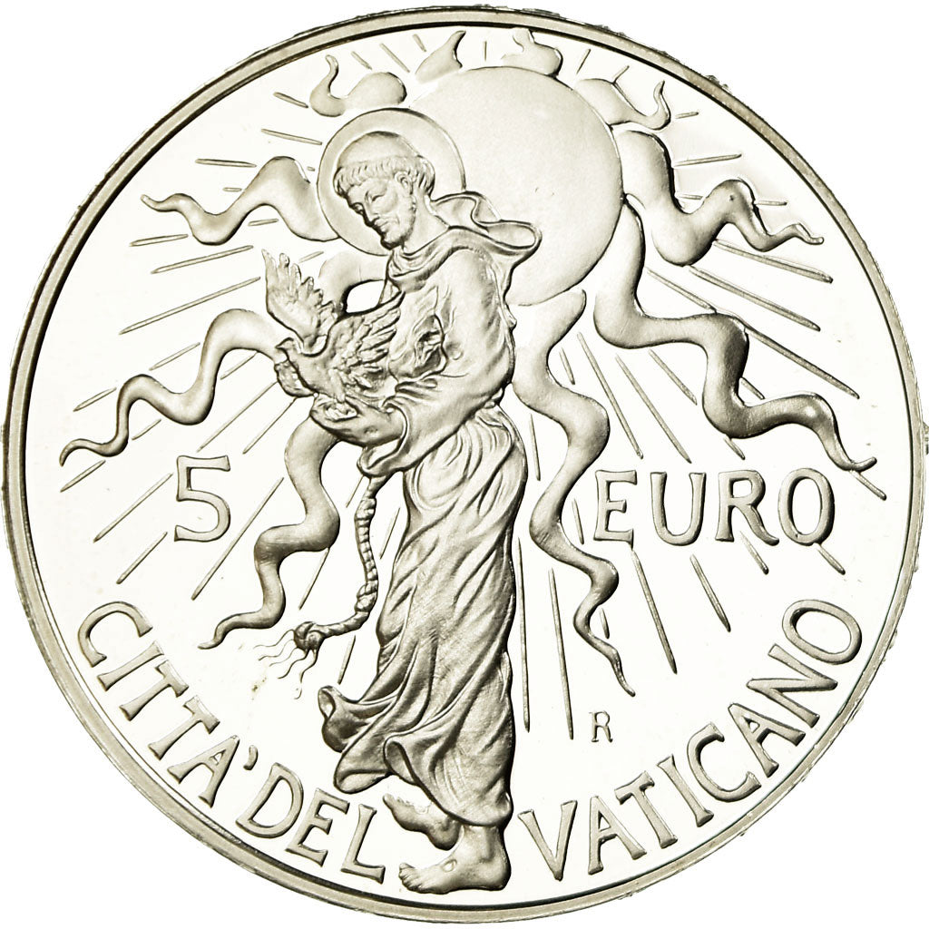Vatican, Pape Benoit XVI, 5 Euro, Journée mondiale de la Paix, 2007, FDC