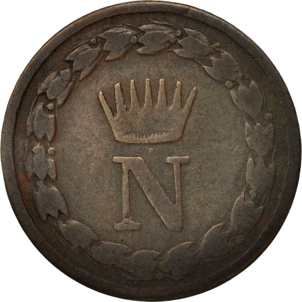 ITALIAN STATES, Napoleon I, 10 Centesimi, 1811, Milan, KM:4