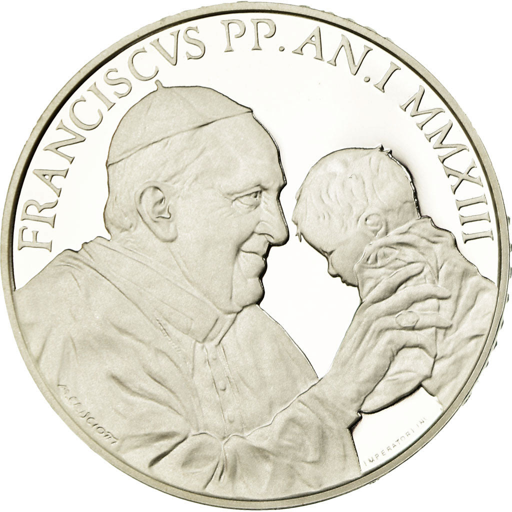 Vatican, Pape François, 5 Euro, Journée mondiale de la Paix, 2013, MS(65-70)