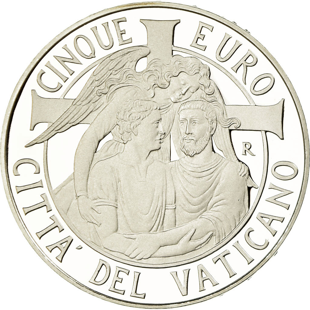 Vatican, Pape François, 5 Euro, Journée mondiale de la Paix, 2014, FDC, Argent