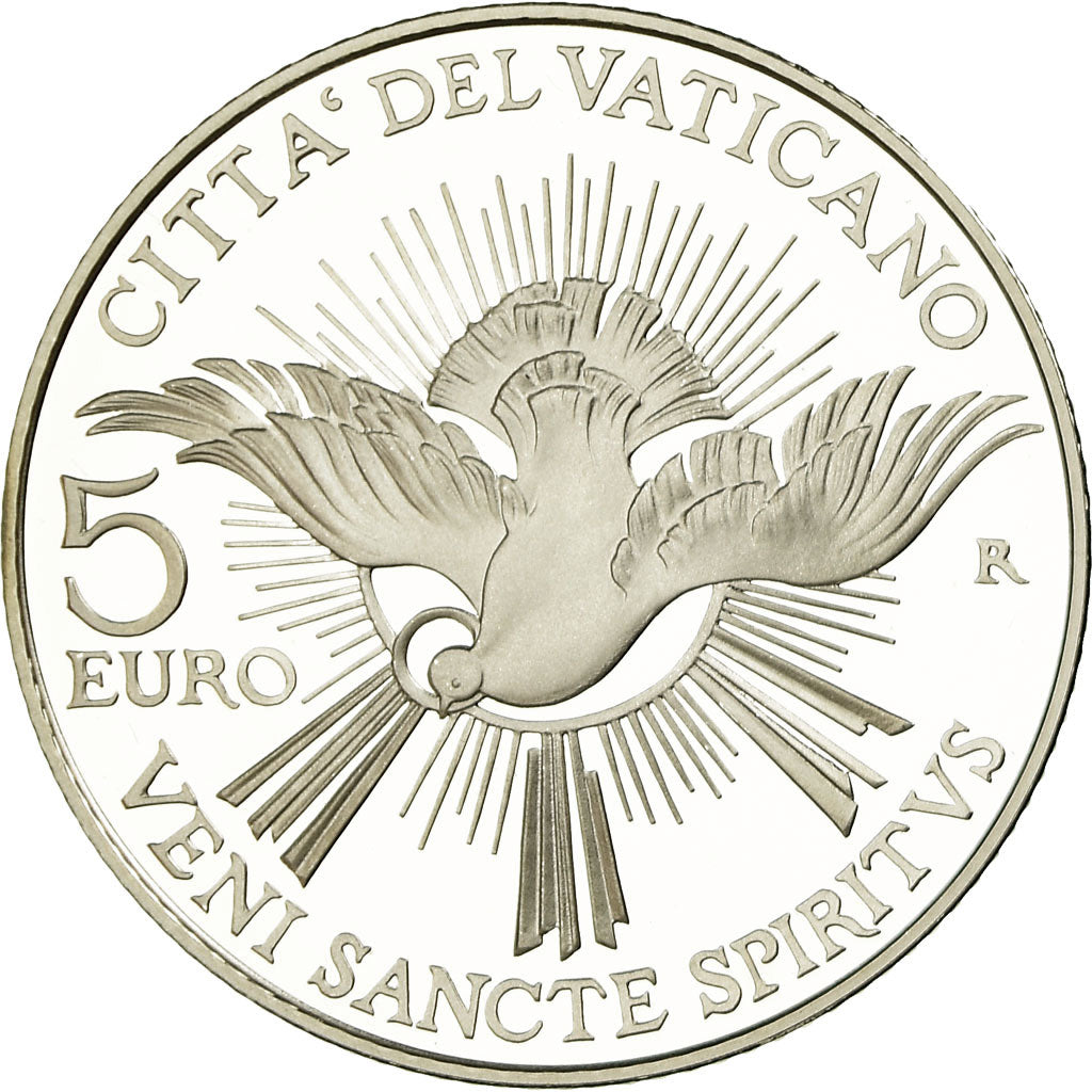 Vatican, 5 Euro, Siège Vacant, 2013, MS(65-70), Silver