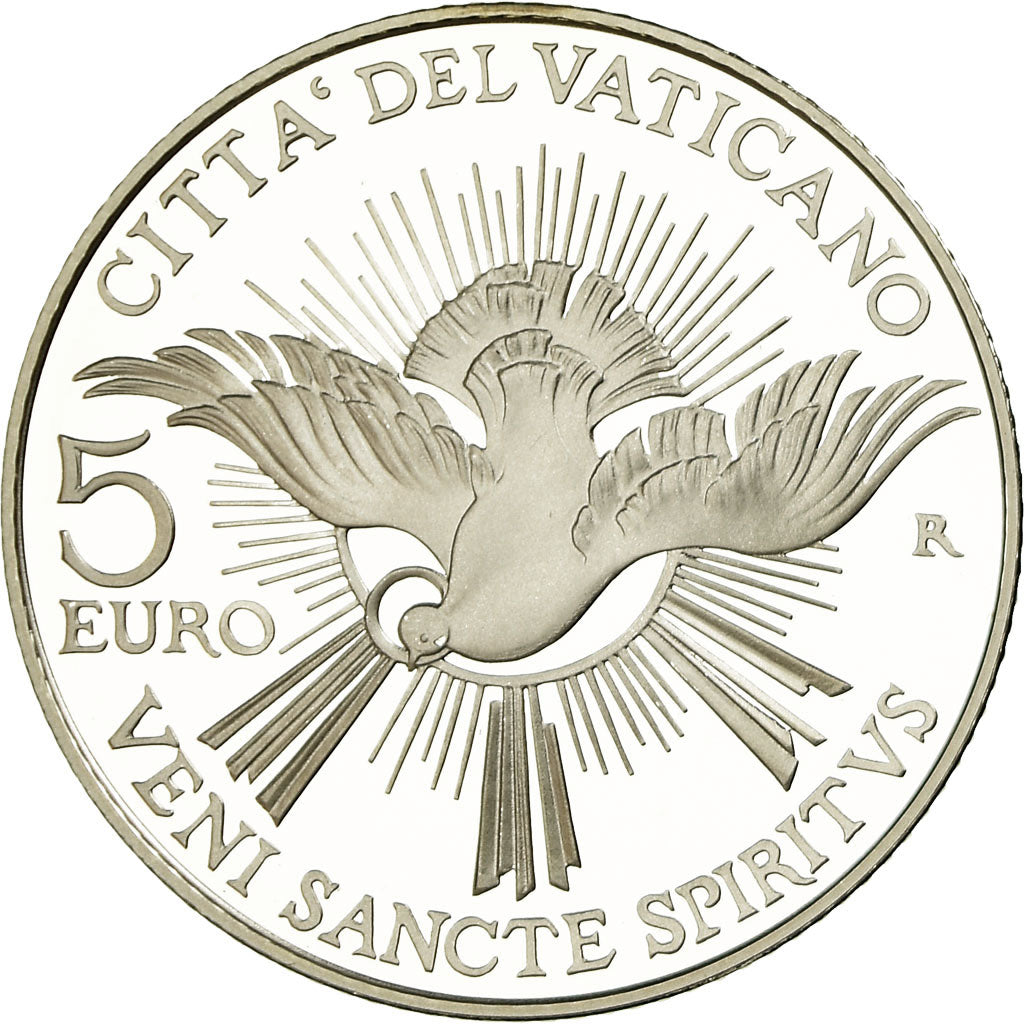 Vatican, 5 Euro, Siège Vacant, 2013, MS(65-70), Silver