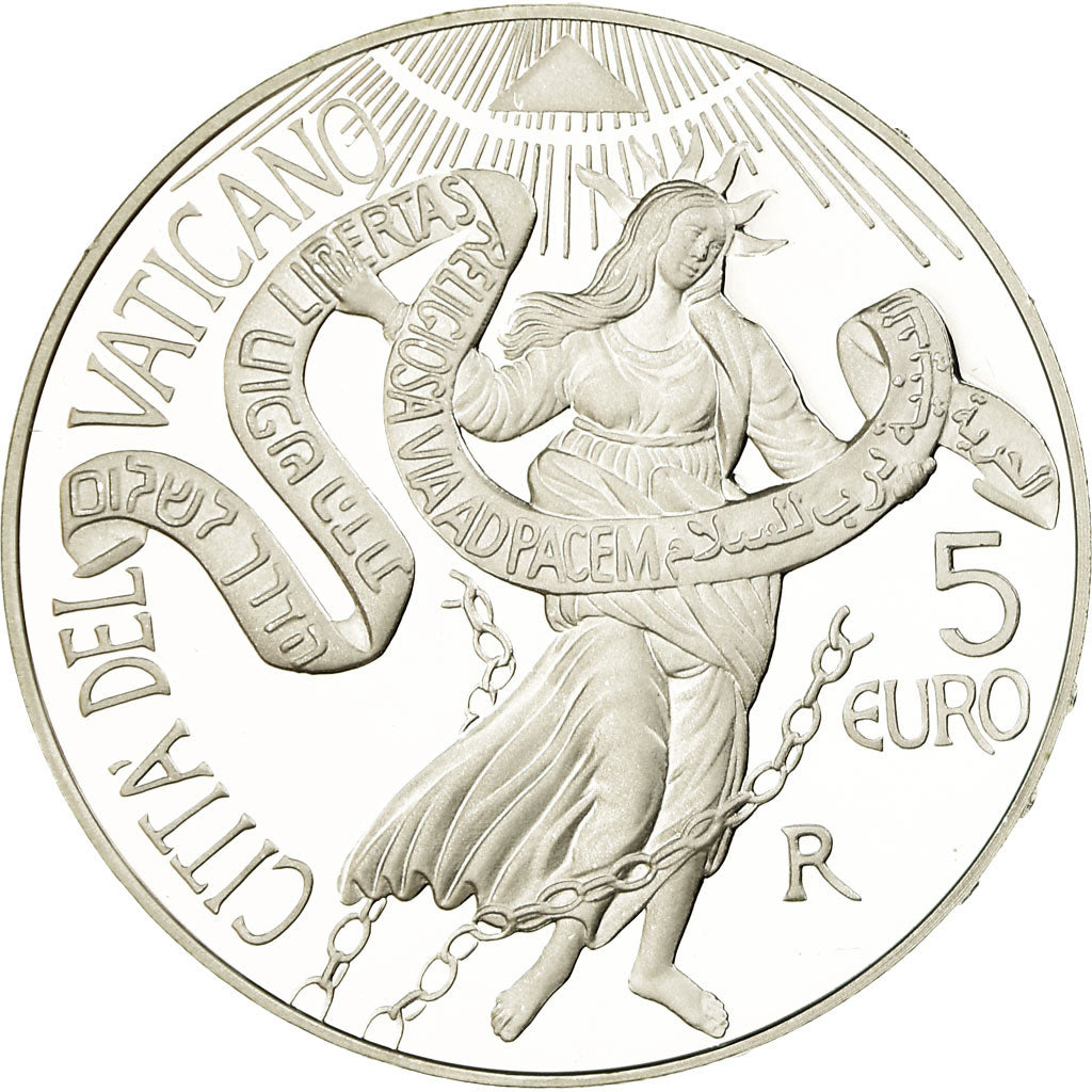 Vaticano, Pape Benoit XVI, 5 Euro, Journée mondiale de la Paix, 2011