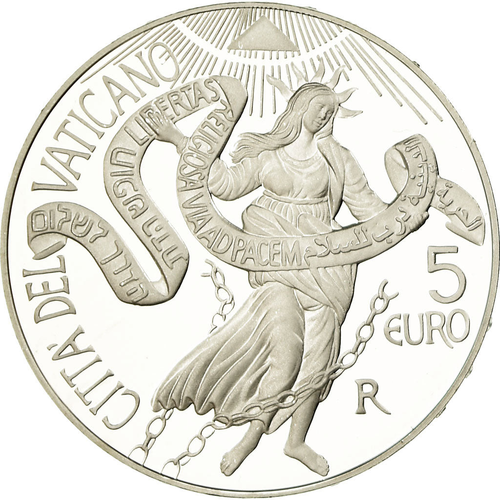 Vaticano, Pape Benoit XVI, 5 Euro, Journée mondiale de la Paix, 2011