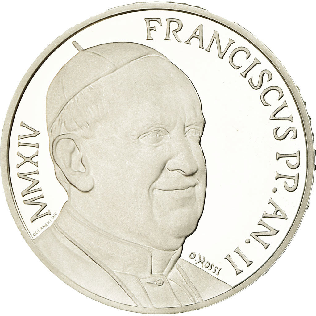 Vatican, Pape François, 10 Euro, Journée de la Communication, 2014, MS(65-70)