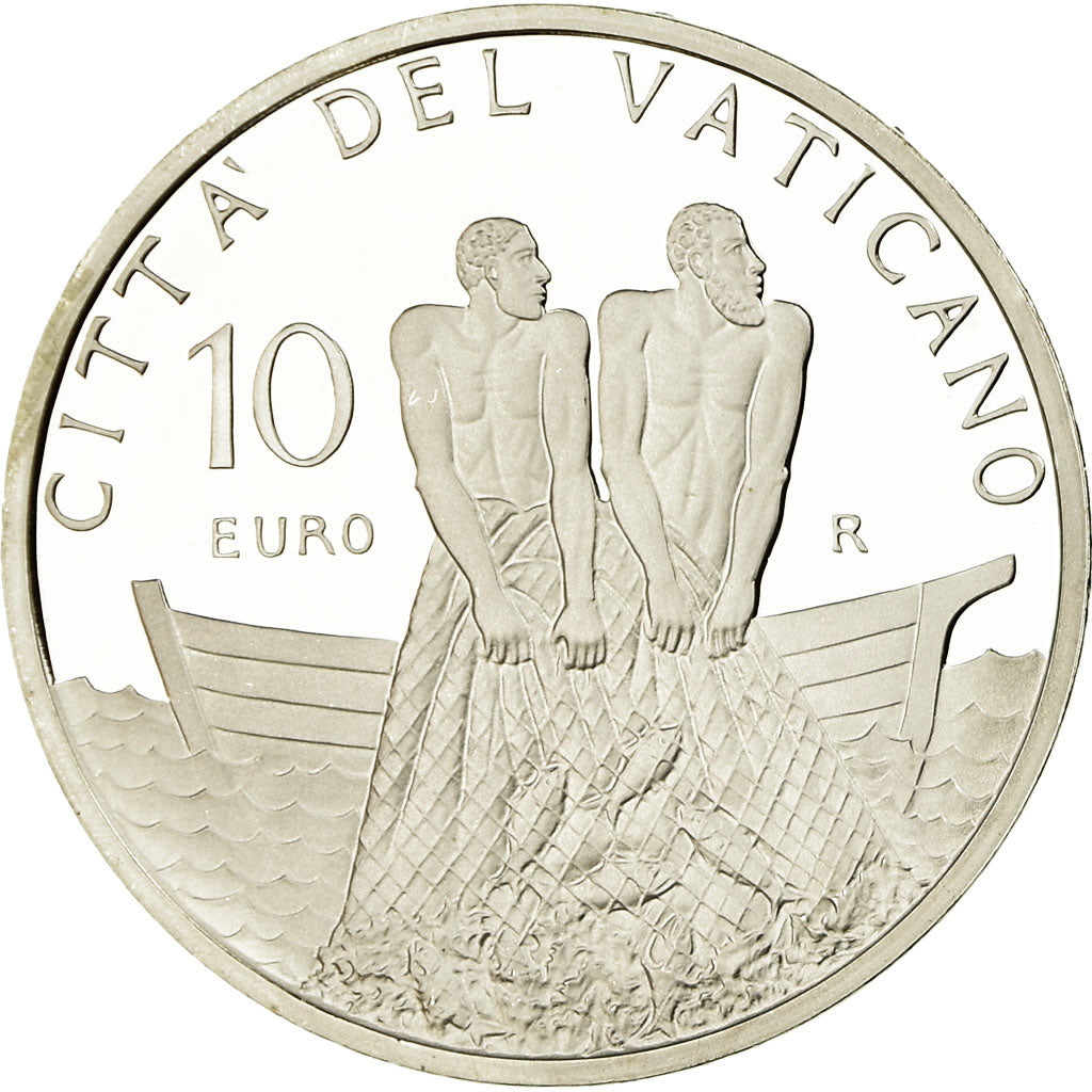Watykan, Pape Benoit XVI, 10 Euro, Jubilé sacerdotal, 2011, Rome, MS(65-70)