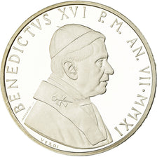 Vatican, Pape Benoit XVI, 10 Euro, Jubilé sacerdotal, 2011, MS(65-70), Silver