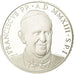 Vaticaan, Pape François, 10 Euro, Prière mondiale, 2013, FDC, Zilver