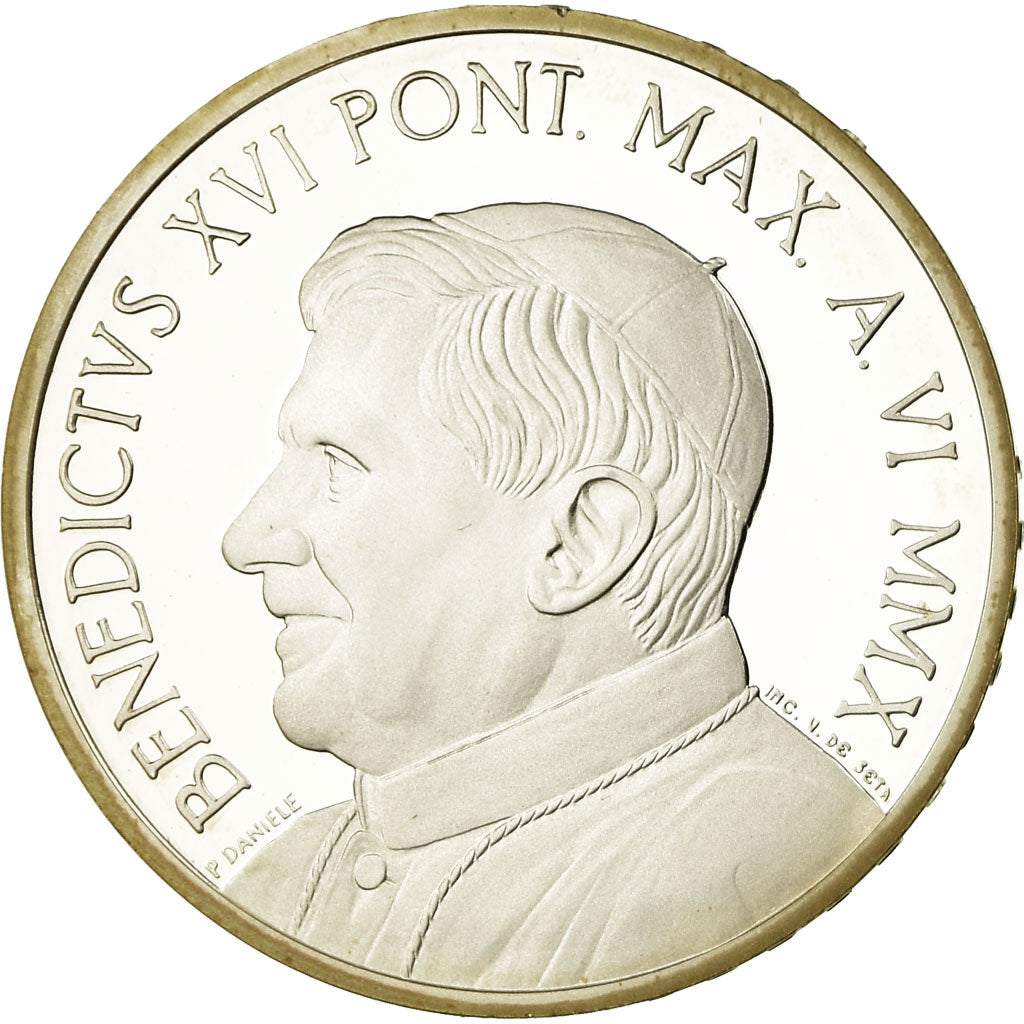 Vaticano, Pape Benoit XVI, 10 Euro, Journée mondiale de la Paix, 2010