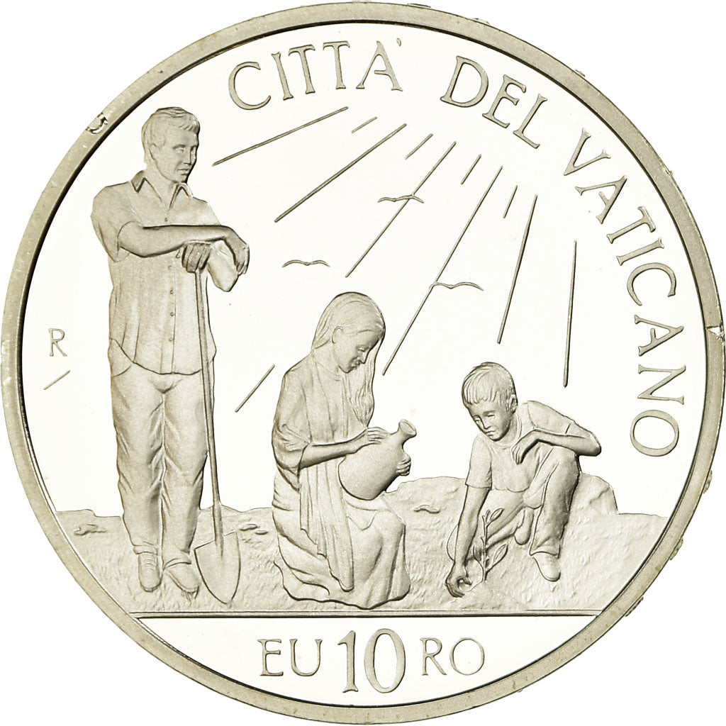 Vaticano, Pape Benoit XVI, 10 Euro, Journée mondiale de la Paix, 2010