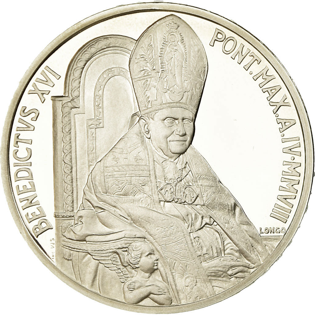Vatican, Pape Benoit XVI, 10 Euro, Journée mondiale de la Paix, 2008