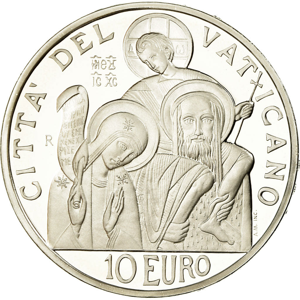 Vatican, Pape Benoit XVI, 10 Euro, Journée mondiale de la Paix, 2008
