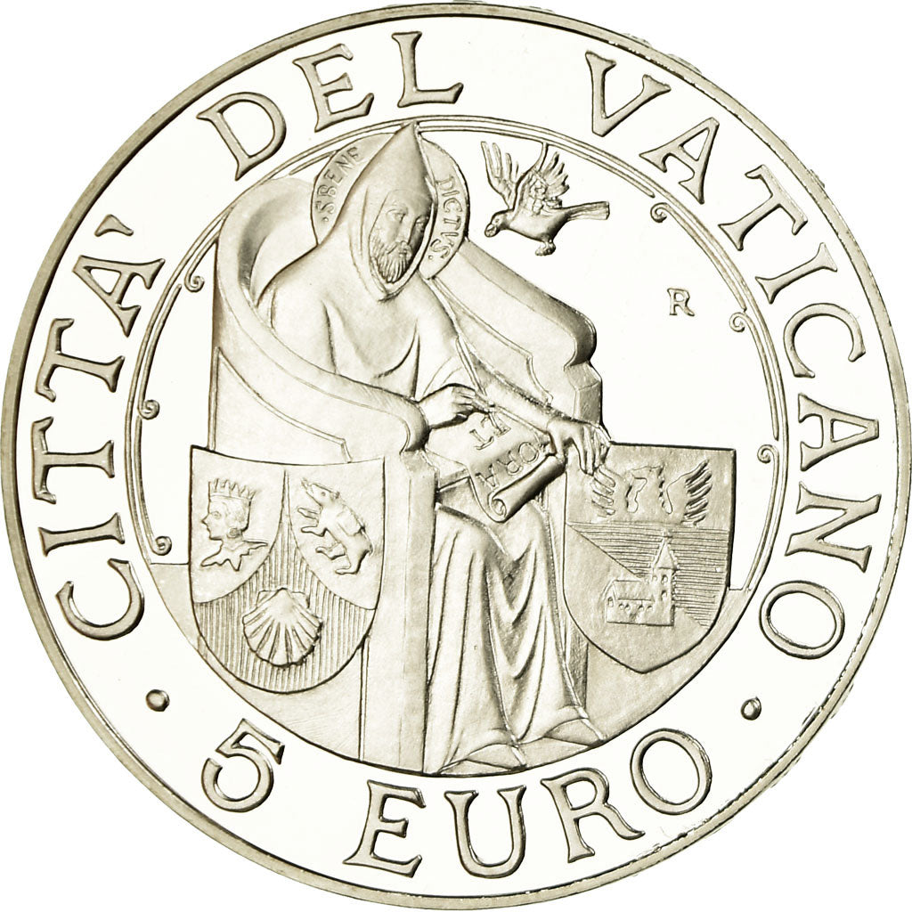 Vatican, Pape Benoit XVI, 5 Euro, Journée mondiale de la Paix, 2006, MS(65-70)