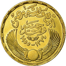 Coin, Egypt, Pound, 1955, AU(55-58), Gold, KM:387