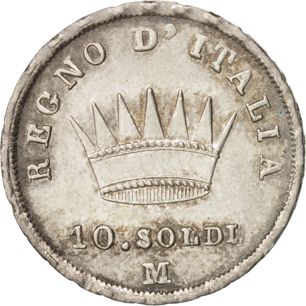Coin, ITALIAN STATES, KINGDOM OF NAPOLEON, Napoleon I, 10 Soldi, 1810, Milan