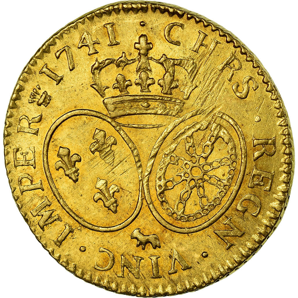 Monnaie, France, Louis XV, Louis d'Or, 1741, Pau, TTB+, Or, Gadoury:341a