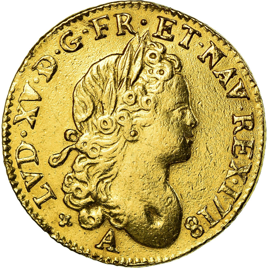 Monnaie, France, Louis XV, Louis d'or à la croix du Saint-Esprit, 1718, Paris