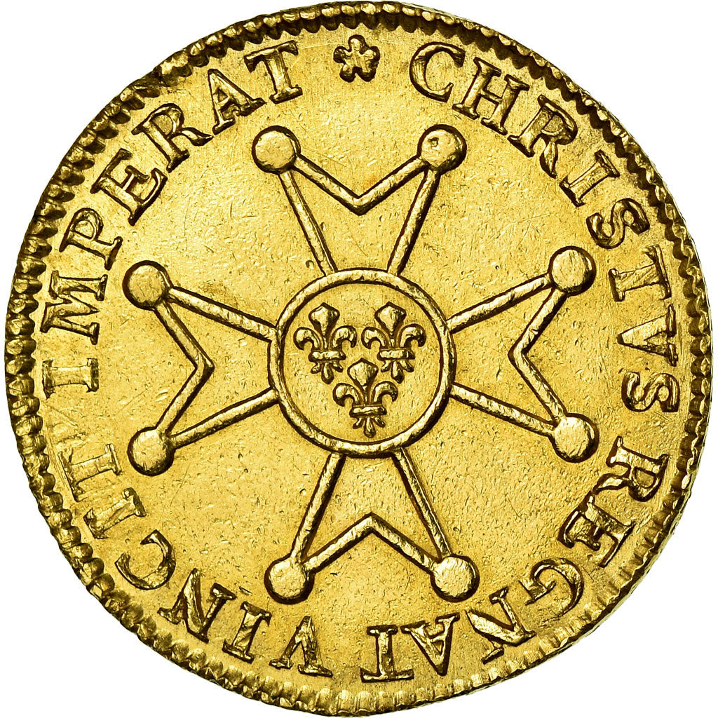 Monnaie, France, Louis XV, Louis d'or à la croix du Saint-Esprit, 1718, Paris