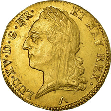 Monnaie, France, Louis XV, Double louis d'or à la vieille tête, 1772, Lille