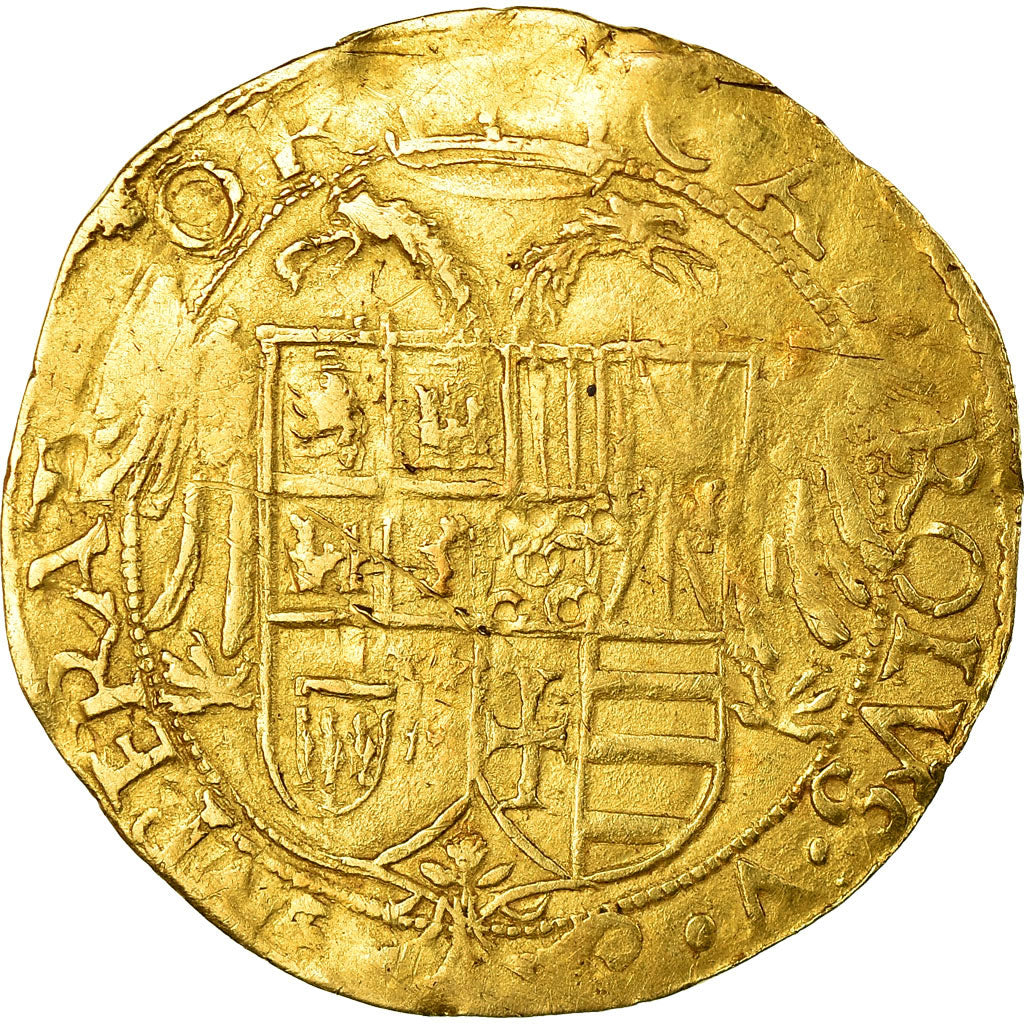 Münze, Spanien, Charles V, Escudo, (1536-1537), Barcelona, S, Gold