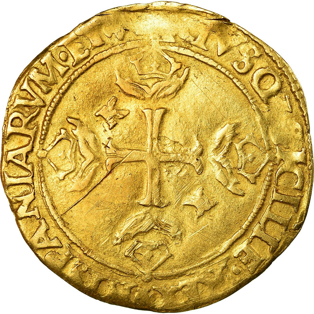 Münze, Spanien, Charles V, Escudo, (1536-1537), Barcelona, S, Gold