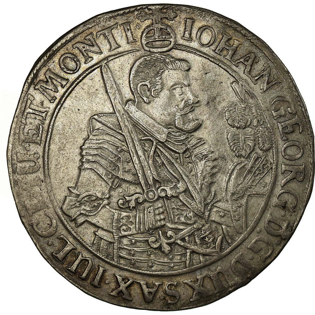 Coin, German States, SAXONY-ALBERTINE, Thaler, 1640, EF(40-45), Silver, KM:425